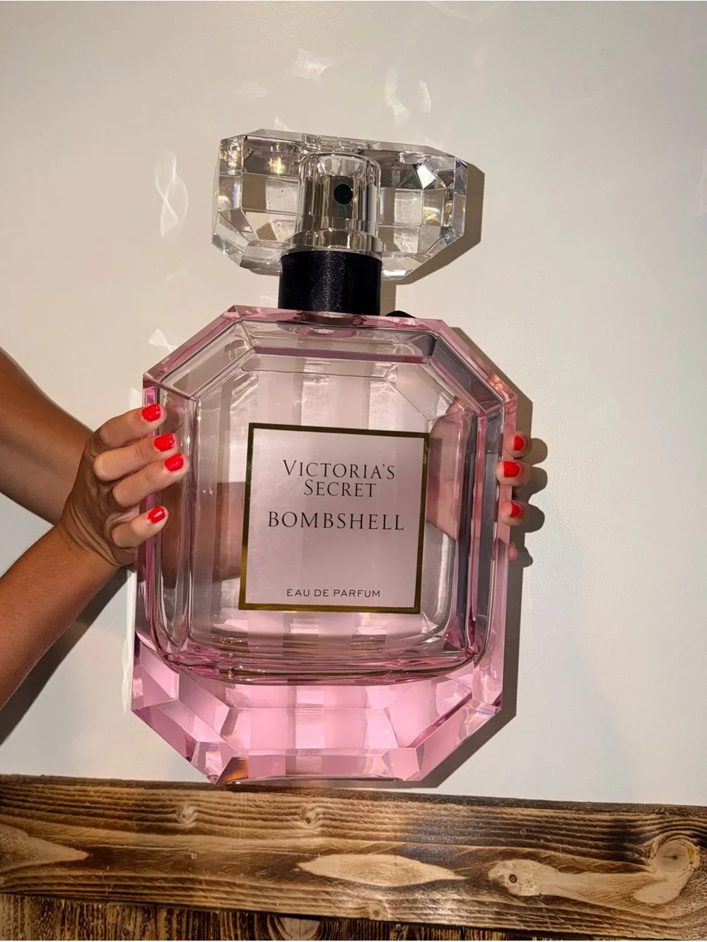 Life size Victoria's Secret Bombshell Large Pink Bottle Display